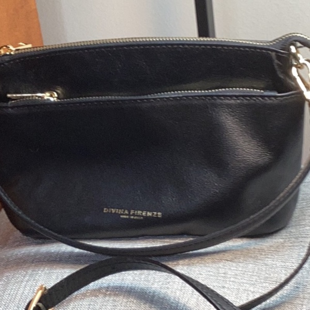 Divina Firenze black crossbody satchel